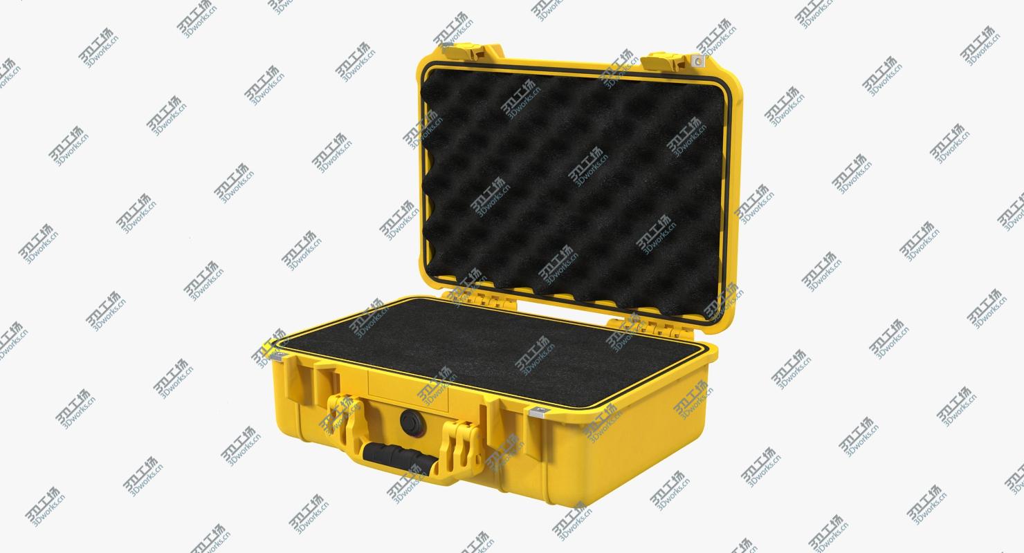 images/goods_img/2021040232/Pelican Case Yellow with Foam 3D model/3.jpg